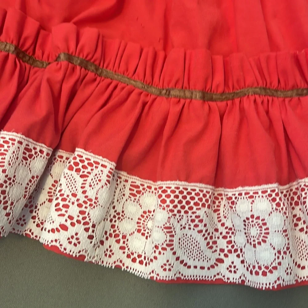 FOLKLORIC BEAUTIFULL Ruffled Girls DRESS - Picture 3 of 13